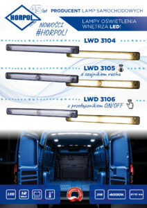 Lampy oświetlenia wnętrza LWD Horpol