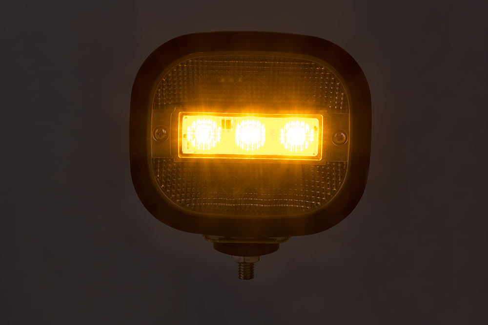 Lampa robocza ze światłem ostrzegawczym LRD 3068
