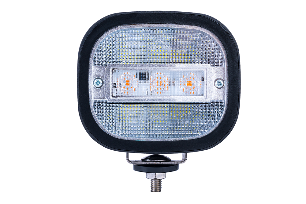 Lampa robocza ze światłem ostrzegawczym LRD 3068