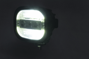 Lampa robocza ze światłem ostrzegawczym LRD 3068