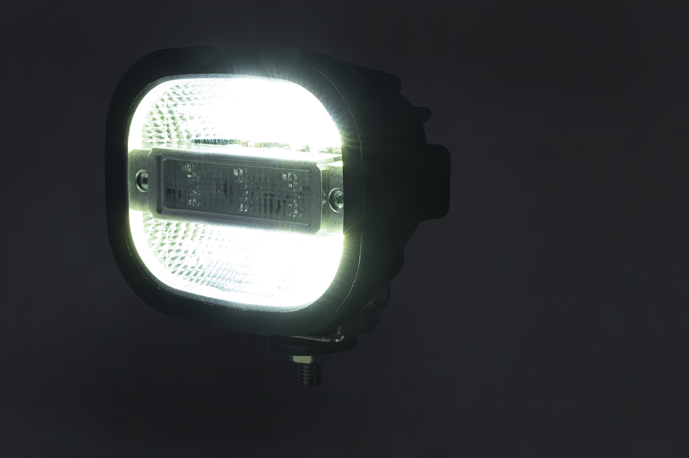 Lampa robocza ze światłem ostrzegawczym LRD 3069